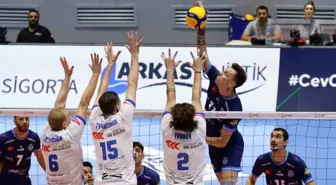 Arkas Spor, CEV Challenge Cup'ta Akaa Volley'e 3-1 Mağlup Oldu