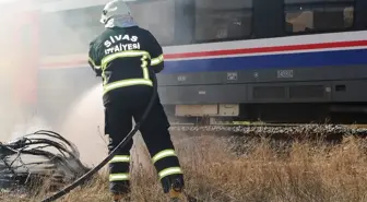 Sivas'ta Gerçeği Aratmayan Tren Kazası Tatbikatı