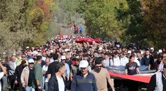 Çankırı'da '15. İstiklal Yolu Yürüyüşü' yapıldı