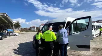 Konya'da Okul Servis Araçlarına Denetim