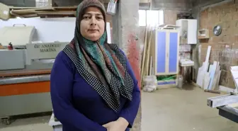 Kadın Mobilya Ustası Esra Tuncer, Eşine Destek Oluyor