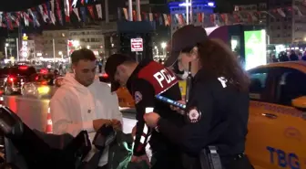 İstanbul Taksim'de Helikopter Destekli Huzur Uygulaması