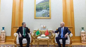 TBMM Başkanı Numan Kurtulmuş, Türkmenistan Milli Lideri Berdimuhammedov ile Görüştü