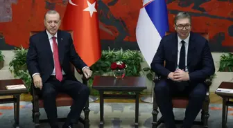 Cumhurbaşkanı Erdoğan, Sırbistan Cumhurbaşkanı Vucic ile görüştü