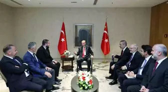 Cumhurbaşkanı Erdoğan, Sırbistan'da Sancaklı liderlerle görüştü