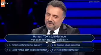 Hangisi TDK sözlüklerinde yer alan bir atasözü değildir?