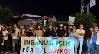 İstanbul'da İsrail Karşıtı Protestolar Devam Ediyor