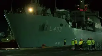 Lübnan'daki Türk vatandaşlarını taşıyan TCG Sancaktar Gemisi, Mersin Limanı'na ulaştı (Aktüel görüntülerle)