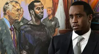 Mahkemeye zincirle getirilen Diddy, duruşma boyunca etrafına bakıp sırıttı