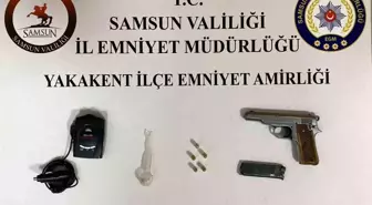 Samsun'da Narko Uygulamasında Silah ve Radar Tespit Cihazı Ele Geçirildi