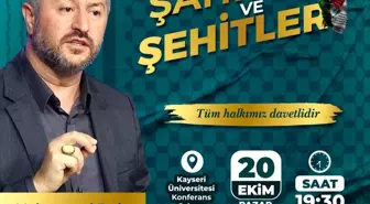 'Şahitler ve Şehitler' Konferansı Kayseri'de gerçekleşecek