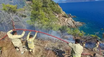 Mersin Gülnar'daki Orman Yangını Kontrol Altına Alındı