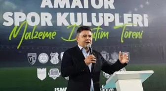 Ümraniye Belediyesinden amatör spor kulüplerine malzeme desteği