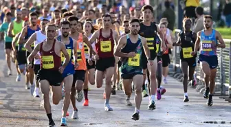 2. Runkara Yarı Maratonu'nda Hüseyin Can ve Kenyalı Daisy Jeptoo Kimeli zafer elde etti