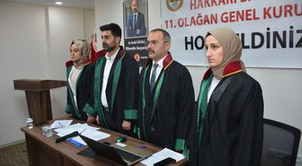Hakkari Barosu'nda Ergün Canan Yeniden Başkan Seçildi