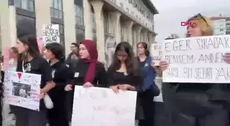 Kütahya'da Kadınlar Cinayetleri Protesto Etti