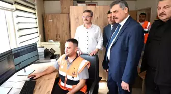 Erzurum'da Türkiye'nin İlk Veteriner Yol Kontrol Denetim İstasyonu İncelendi