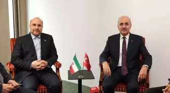 TBMM Başkanı Kurtulmuş, İran İslami Şura Meclisi Başkanı Galibaf ile Görüştü