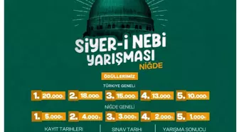 Siyer-i Nebi Yarışması için kayıtlar başladı