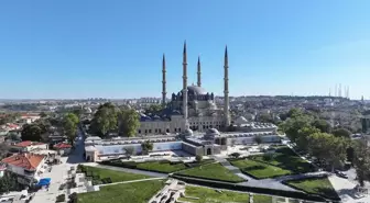 Selimiye Camisi'ndeki Restorasyon Çalışmaları Tamamlanma Aşamasında