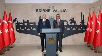 Türkiye'nin Sofya Büyükelçisi, Edirne Valisi'ni Ziyaret Etti