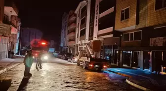 Samsun'da Elektrik Direği Yangını Kısa Sürede Söndürüldü