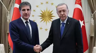 Cumhurbaşkanı Erdoğan, IKBY Başkanı Barzani'yi kabul etti