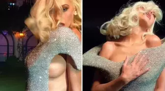 Pop yıldızı Christina Aguilera, Marilyn Monroe taklidi yaparken fena frikik verdi