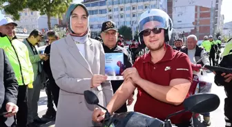 Afyonkarahisar'da Kask Farkındalığı Etkinliği