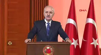 ANKARA TBMM Başkanı Numan Kurtulmuş, Macaristan Ulusal Meclis Başkanı Laszlo Köver ile ortak basın toplantısında konuştu