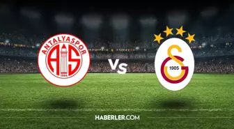 Antalyaspor Galatasaray 11'i! Muhtemel 11 belli oldu mu, maç kadrosu kimler var?