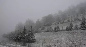 Tokat'ta Yüksek Kesimlere Kar Yağdı