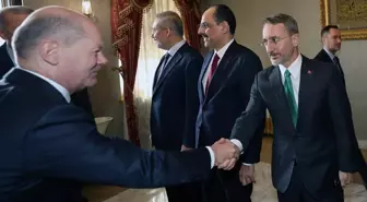 Cumhurbaşkanı Erdoğan, Almanya Başbakanı Scholz'u kabul etti