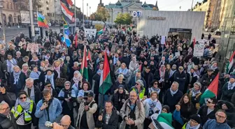 Stockholm'de İsrail'in Saldırıları Protesto Edildi