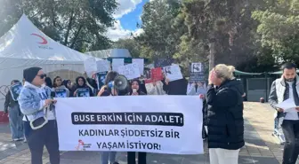 Kadın Cinayetlerine Tepki Eylemi: Buse Erkin İçin Adalet Talebi