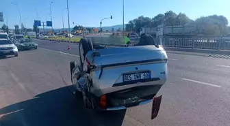 Kütahya'da Trafik Kazası: 2 Yaralı