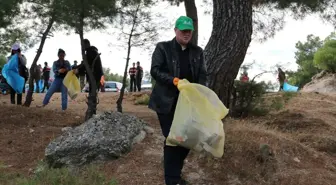 Aydın'da Gençler Orman Temizliği Yaptı