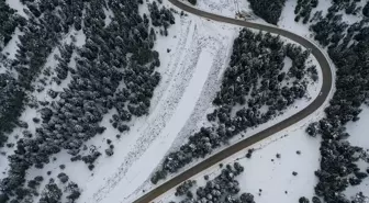 Kastamonu'da Kar Manzaraları Doğa Güzelliklerini Ortaya Çıkardı