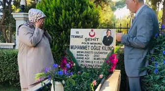 15 Temmuz şehidinin ailesi ilk kez oğullarının mezarı başında gözyaşı dökmedi