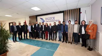 Düzce Üniversitesi Rektörü, Etkili Bilim İnsanları Listesine Giren Akademisyenlerle Bir Araya Geldi