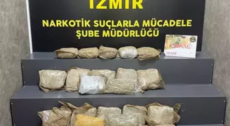 İzmir'de Uyuşturucu Operasyonu: 12 Kilo Skunk Ele Geçirildi