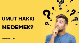 UMUT HAKKI NE DEMEK? Devlet Bahçeli'nin söylediği 'umut hakkı' ne anlama geliyor?