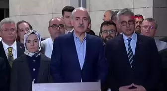 ANKARA TBMM Başkanı Kurtulmuş, Bilkent Şehir Hastanesi'nde yaralıları ziyareti sonrası açıklamalarda bulundu