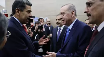 Cumhurbaşkanı Erdoğan, Venezuela Devlet Başkanı Maduro ile görüştü