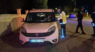 Hatay'ın Dörtyol ilçesinde polisi denetim gerçekleştirdi