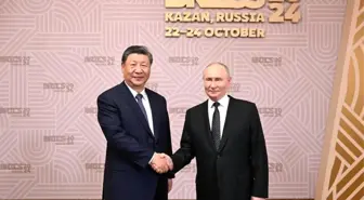 Xi Jinping ve Vladimir Putin Kazan'da Görüştü