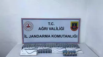 Ağrı'da Jandarma Kaçak Sigara Operasyonu: 530 Paket Ele Geçirildi