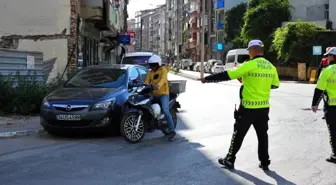 Erdek'te Motosiklet Denetimi: Kask ve Gözlük Kullanımına Dikkat!