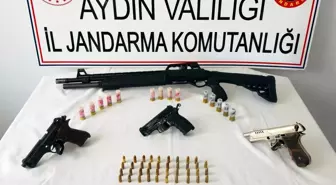 Aydın'da Ruhsatsız Silah Kaçakçılığına Operasyon