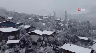 Artvin'de Kar Yağışı Nedeniyle Ulaşım Kontrollü Sağlanıyor